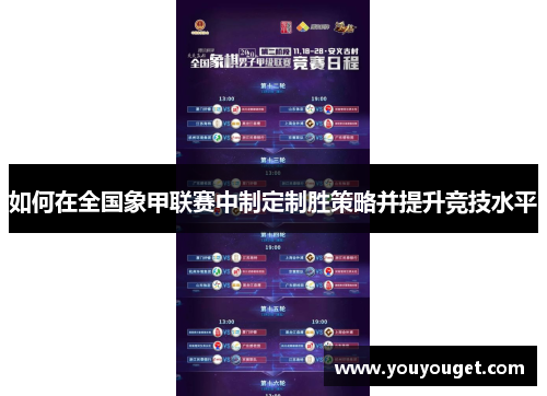 如何在全国象甲联赛中制定制胜策略并提升竞技水平